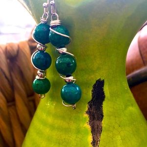 Chrysocolla Gemstone Earrings